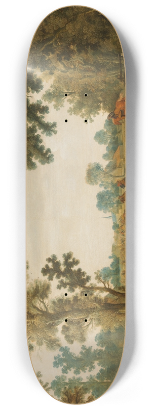 Gerrit Claesz. Bleker - A Raid on a Village 8.25 inch art skate deck