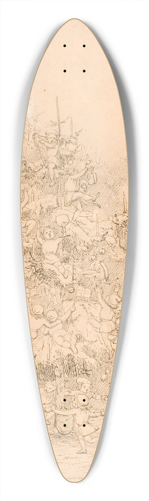 Lorenz Frlich - Juletr 39.3 inch art pintail longboard deck
