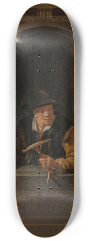 Gerrit Dou - A Fishermans Wife 8.25 inch art skate deck Gerrit Dou - A Fishermans Wife 8.25 inch art skate deck