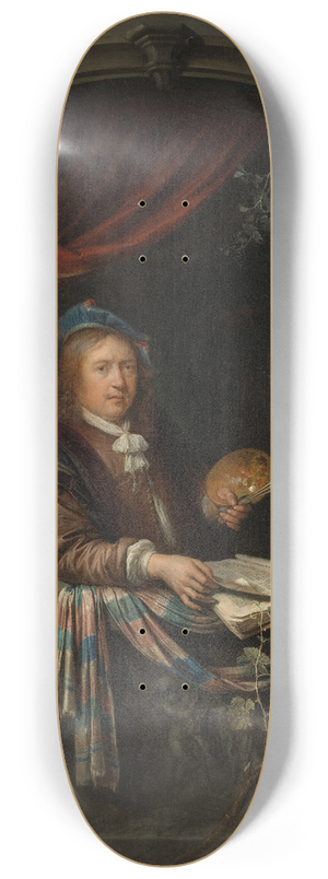 Gerrit Dou - Self-Portrait 8.25 inch art skate deck Gerrit Dou - Self-Portrait 8.25 inch art skate deck