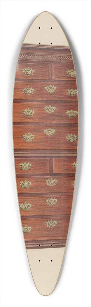 Lorenz Rothkranz - Chest-on-Chest 39.3 inch art pintail longboard deck