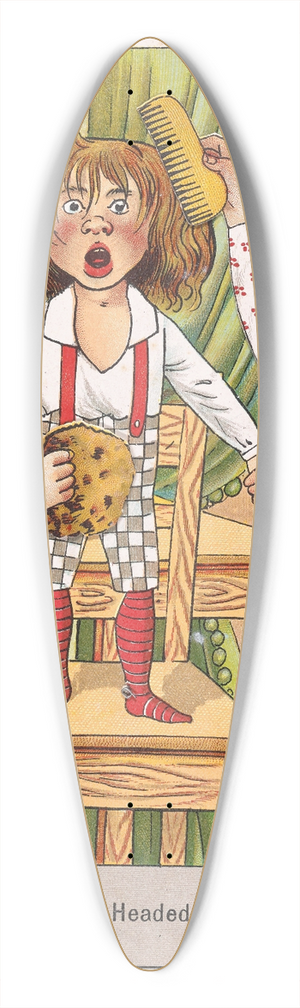 Lothar Meggendorfer - Shock-headed Peter 39.3 inch art pintail longboard deck