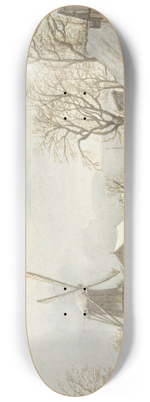 Gerrit Lamberts - Winterlandschap 8.25 inch art skate deck Gerrit Lamberts - Winterlandschap 8.25 inch art skate deck