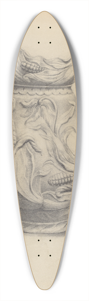 Louis Annino - Pitcher 39.3 inch art pintail longboard deck