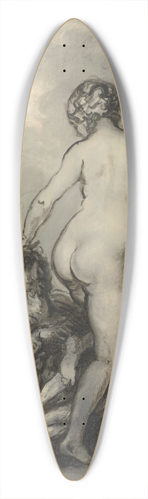 Louis Anquetin - Pan et Syrinx 39.3 inch art pintail longboard deck