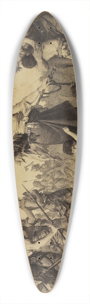 Louis Bouteli - La Patrie, daprs Moreau de Tours 39.3 inch art pintail longboard deck