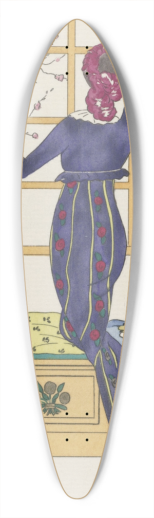 Louis Bureau - Robe de voil 39.3 inch art pintail longboard deck