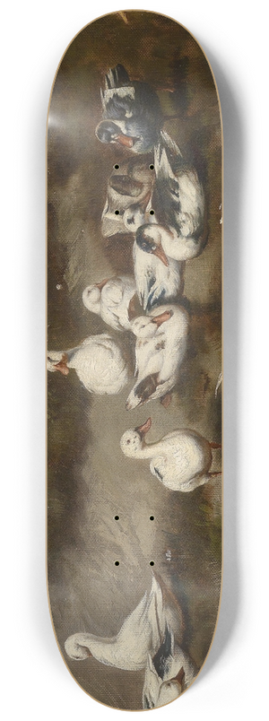 Geza Vastagh - Enten am Bachufer 8.25 inch art skate deck