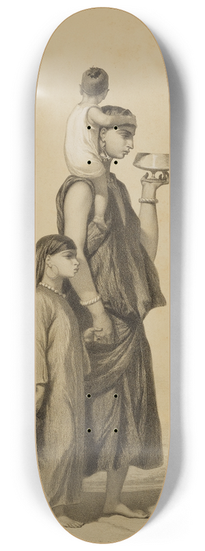 Alexandre Bida - A Fellah Woman 8.25 inch art skate deck