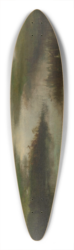 Louis Dubois - Marshland 39.3 inch art pintail longboard deck