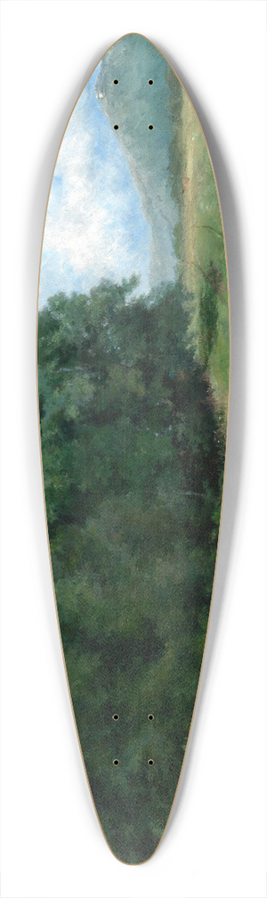 Louis Eysen - Feldweg bei Kronberg im Taunus 39.3 inch art pintail longboard deck