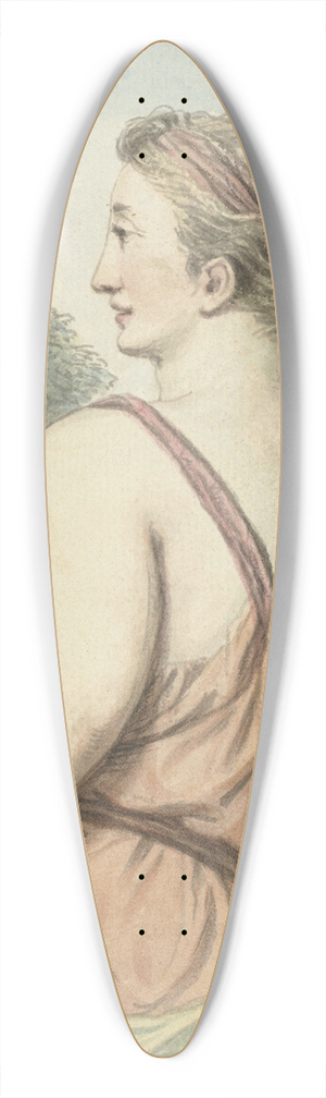 Louis Fabritius Dubourg - De Welsprekendheid 39.3 inch art pintail longboard deck