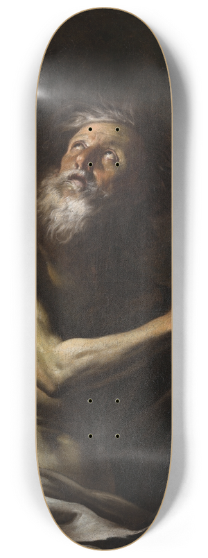 Giacinto Brandi - Hermit Saint 8.25 inch art skate deck