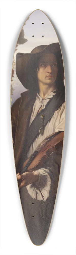 Louis Gallait - Art and Liberty 39.3 inch art pintail longboard deck