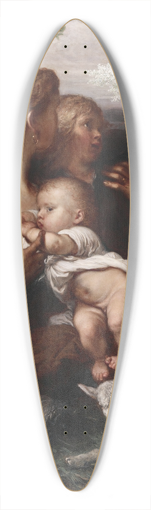 Louis Gallait - Peace 39.3 inch art pintail longboard deck