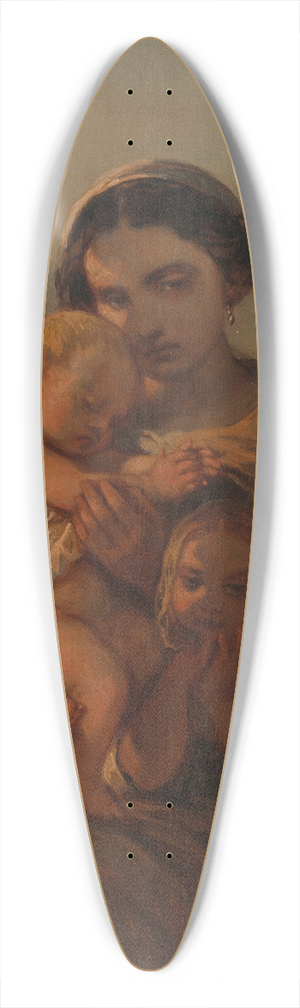 Louis Gallait - The Evening (le soir) 39.3 inch art pintail longboard deck