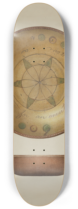 Giacinto Capelli - Pa. German Plate 8.25 inch art skate deck