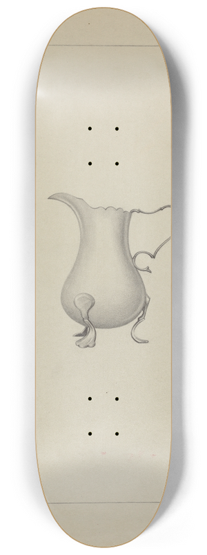 Giacinto Capelli - Silver Creamer 8.25 inch art skate deck