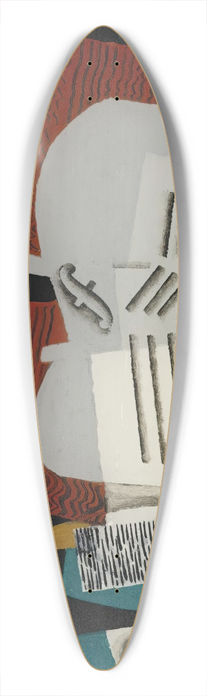 Louis Marcoussis - Verre Et Violon 39.3 inch art pintail longboard deck