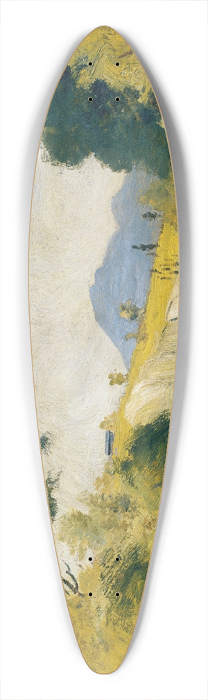 Louis Michel Eilshemius - Cabs for Hire 39.3 inch art pintail longboard deck