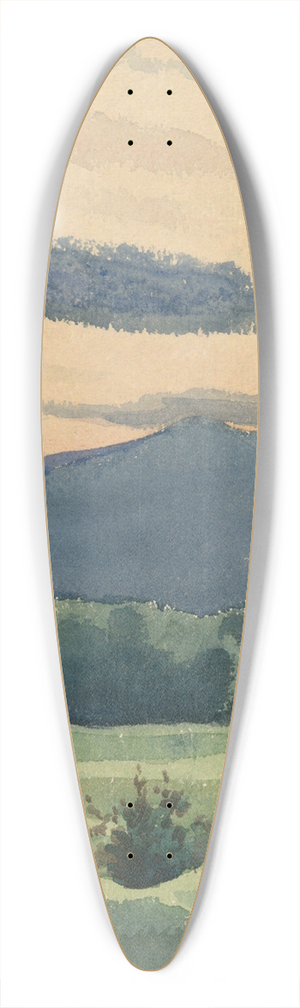 Louis Michel Eilshemius - GreenMeadow 39.3 inch art pintail longboard deck