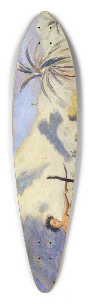 Louis Michel Eilshemius - Samoa 39.3 inch art pintail longboard deck