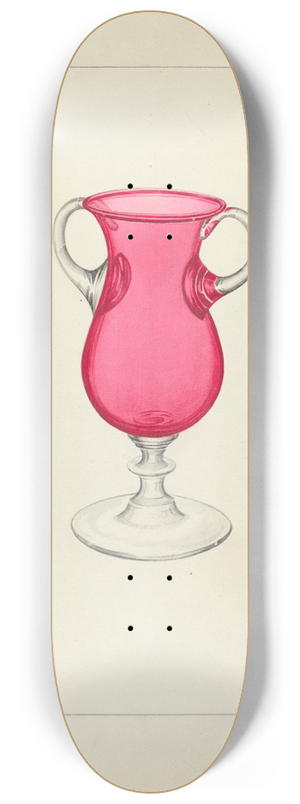 Giacinto Capelli - Vase 8.25 inch art skate deck