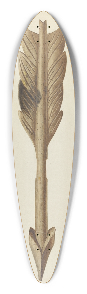 Louis Plogsted - Weather Vane 39.3 inch art pintail longboard deck