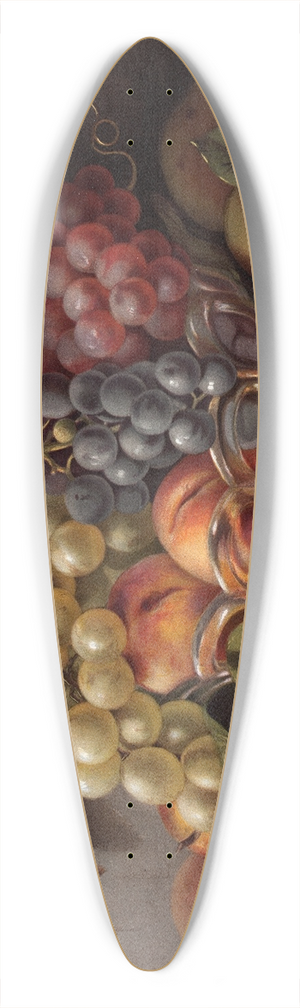 Louis Prang - Autumn Fruit 39.3 inch art pintail longboard deck