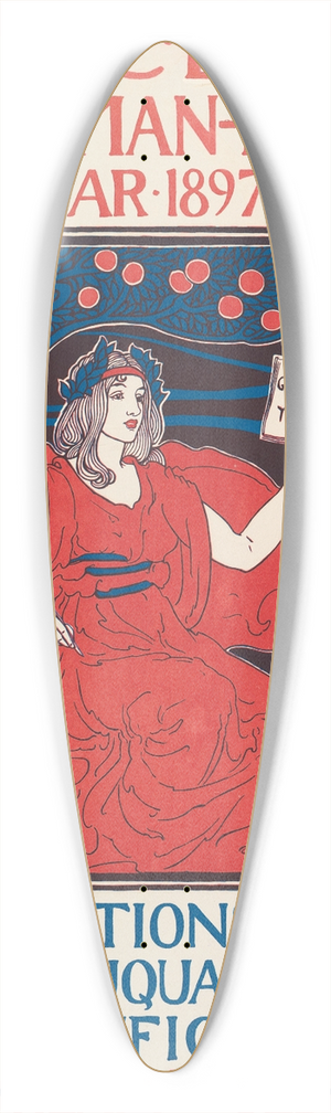 Louis Rhead - C.L.S.C. Books 39.3 inch art pintail longboard deck