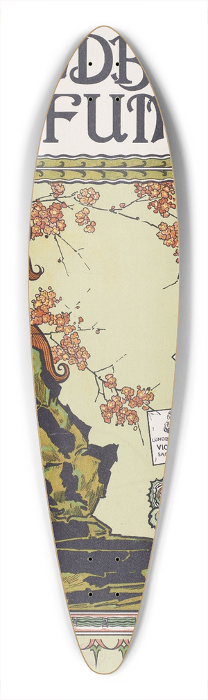 Louis Rhead - Lundborgs perfumes 39.3 inch art pintail longboard deck