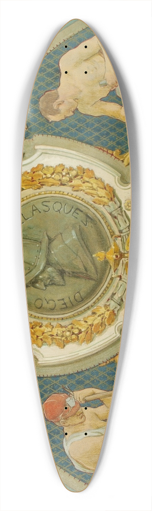 Louis Schaettle - Mining 39.3 inch art pintail longboard deck