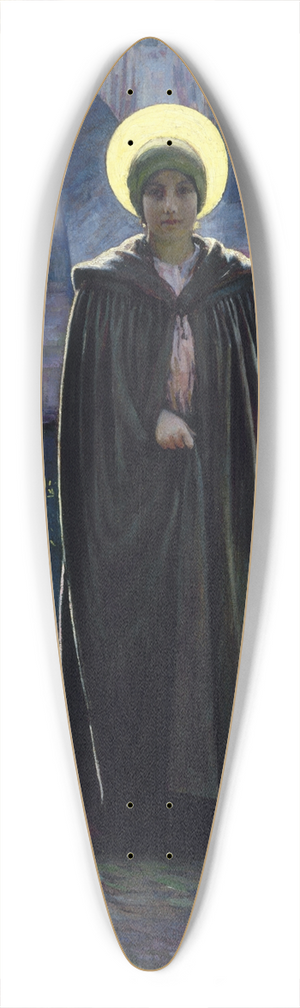 Louis Welden Hawkins - Ma patronne 39.3 inch art pintail longboard deck