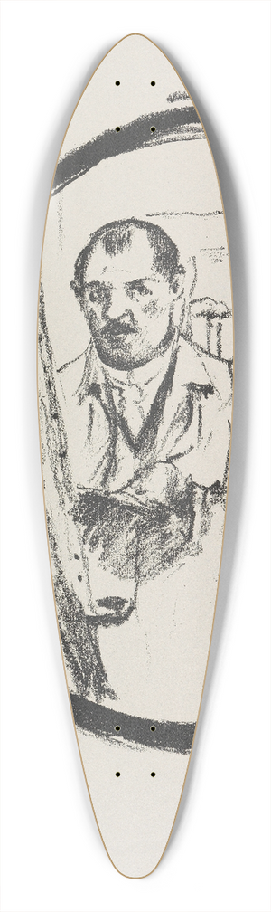 Lovis Corinth - Das ABC 39.3 inch art pintail longboard deck