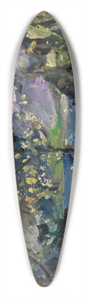 Lovis Corinth - Landschaft am Walchensee 39.3 inch art pintail longboard deck