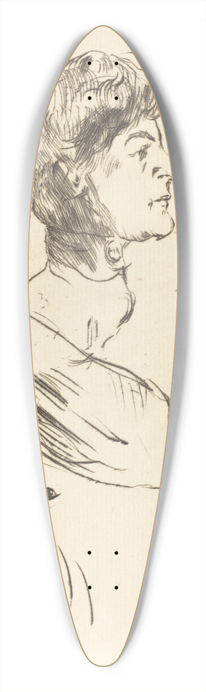 Lovis Corinth - Nurse (Krankenschwester) 39.3 inch art pintail longboard deck