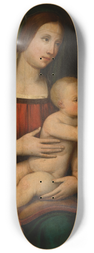 Giacomo Francia - Mystic Marriage of St Catherine of Alexandria 8.25 inch art skate deck