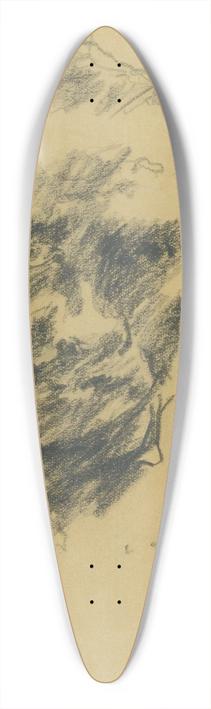 Lovis Corinth - Selbstbildnis (Self-Portrait) 39.3 inch art pintail longboard deck