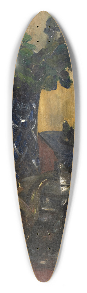 Lovis Corinth - Stillleben Metall 39.3 inch art pintail longboard deck