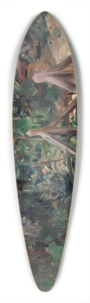 Lovis Corinth - Tiroler Landschaft Mit Brcke 39.3 inch art pintail longboard deck
