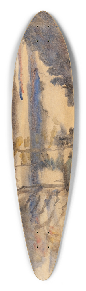 Lovis Corinth - Walchensee Landschaft 39.3 inch art pintail longboard deck