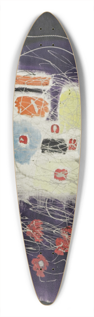 Lszl Moholy-Nagy - Space Construction 39.3 inch art pintail longboard deck