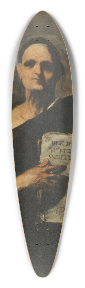 Luca Giordano - A Mathematician 39.3 inch art pintail longboard deck