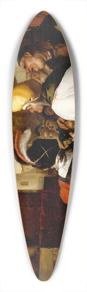 Luca Giordano - Ecce Hommo 39.3 inch art pintail longboard deck