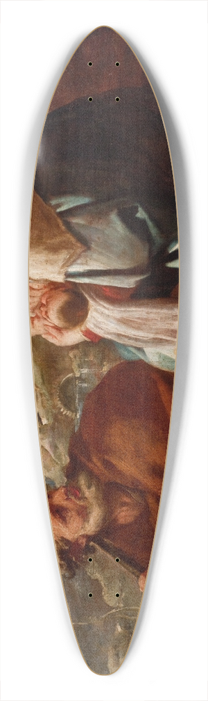 Luca Giordano - Flight into Egypt 39.3 inch art pintail longboard deck