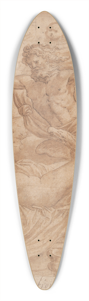 Luca Penni - Jupiter andSemele 39.3 inch art pintail longboard deck