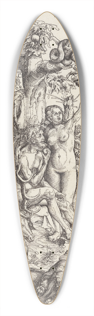 Lucas Cranach - Der Sndenfall 39.3 inch art pintail longboard deck