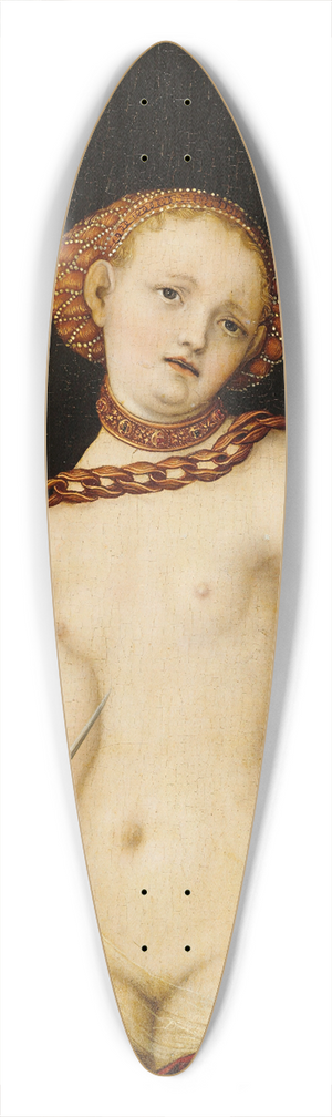 Lucas Cranach the Elder - Lucretia 39.3 inch art pintail longboard deck