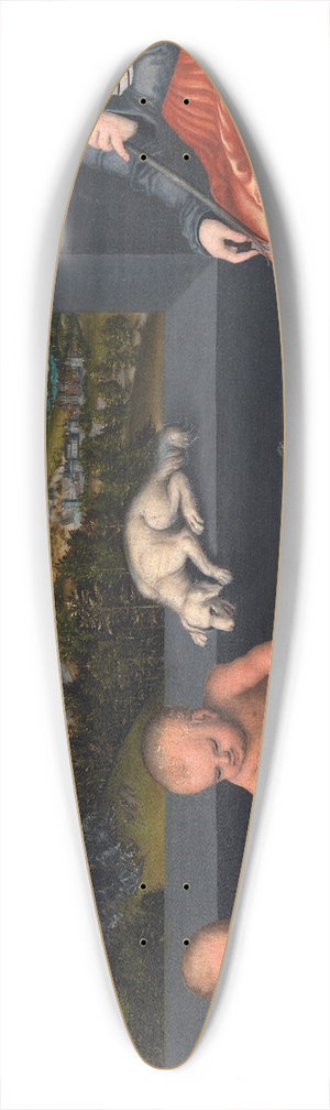 Lucas Cranach the Elder - Melancholy 39.3 inch art pintail longboard deck