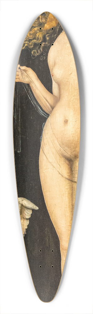Lucas Cranach the Elder - Venus and Cupid 39.3 inch art pintail longboard deck